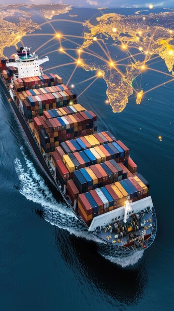 night-huge-cargo-ship-with-illuminated-containers-sails-through-dark-waters-connected-glowing-lines-symbolizing-global-trade_965119-67285